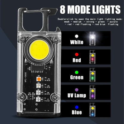 Compact Keychain LED Emergency Light