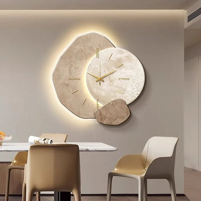 Simple Modern Wall Clock in Nordic Style
