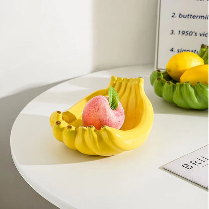 Yellow Fruit Kitchen Storage Dish