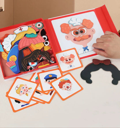 Fun Kids Leather Emotions Puzzle Toy