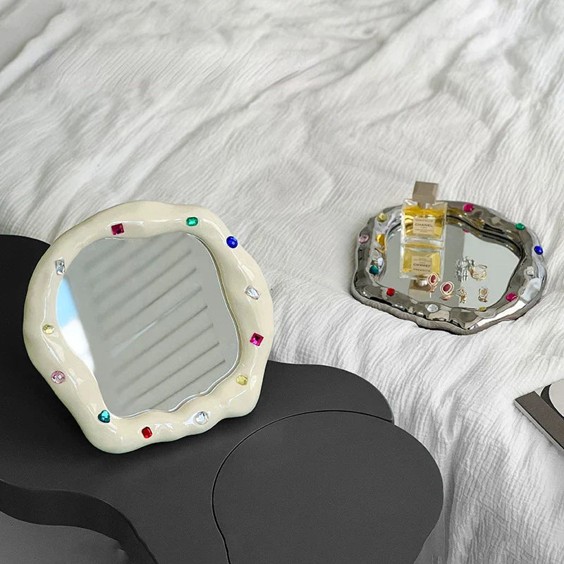 Colorful Gemstone Wall Mirror