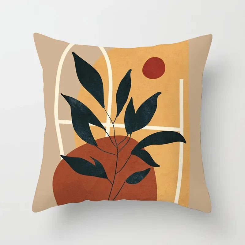 Soft Floral Pillow Cover for Home Decor