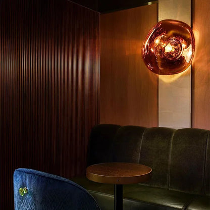 Stylish Melted Wall Lamp in Nordic Design