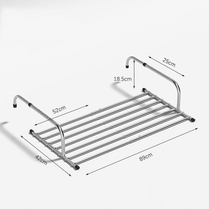 Space Saving Stainless Steel Folding Drying Rack - Befez