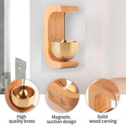 Rustic Wood Doorbell with Nature Sound