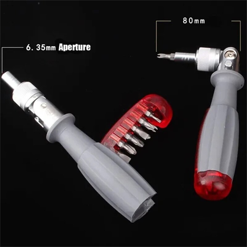 Compact Multi-Angle Ratchet Screwdriver Tool Set