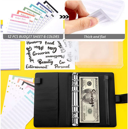 Practical Leather Wallet Organizer Notebook