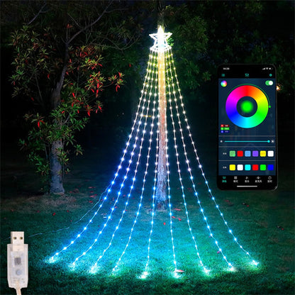 Colorful Indoor Christmas Tree LED Fairy Lights