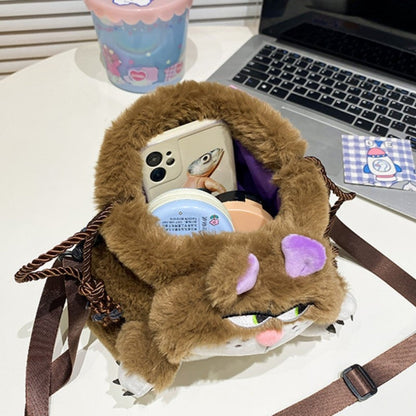 Fun Cat Plush Purse Bag