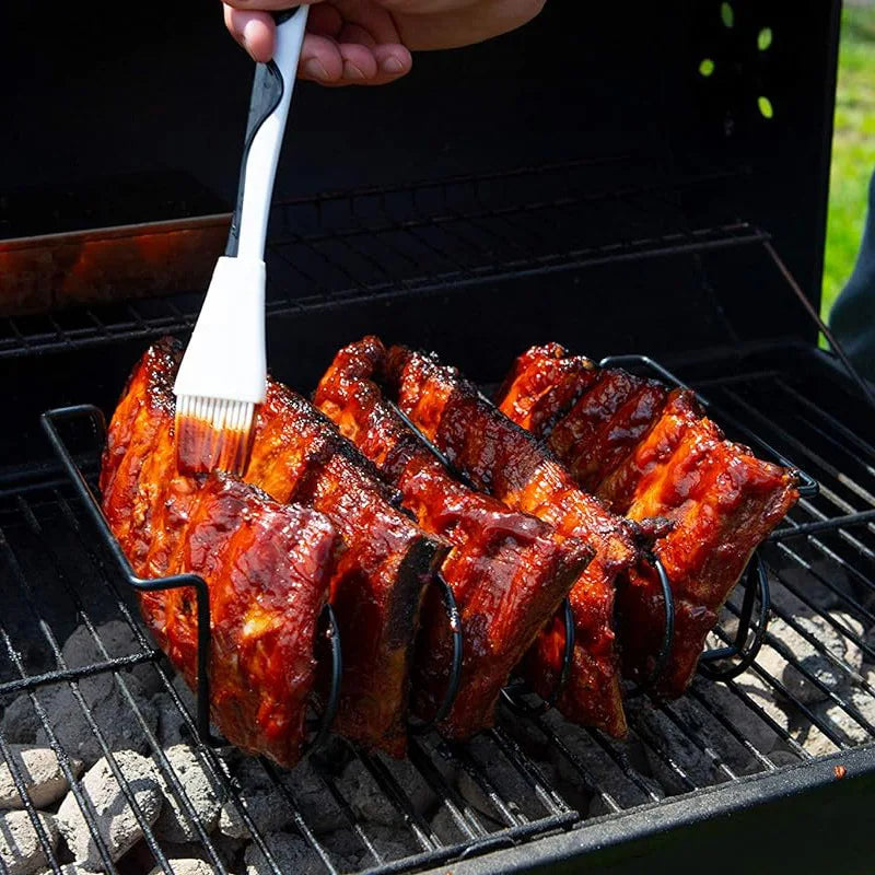 Premium Grill Rib Rack | 4 Tier | Non Stick | Gas & Oven