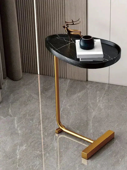 Space Saving End Table – Small Wooden Bedside Table
