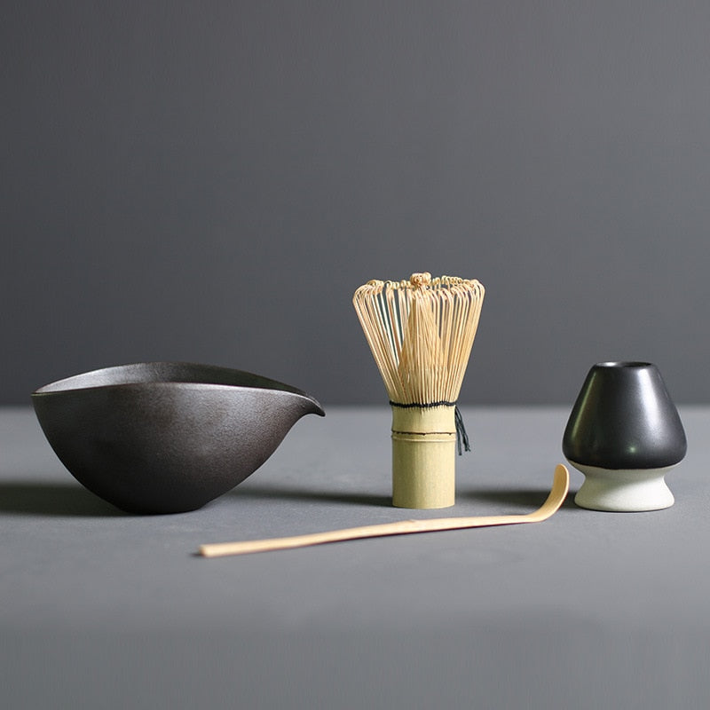 Traditional Japanese Matcha Tea Set with Whisk & Bowl - Befez