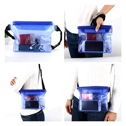 Waterproof Phone Pouch with Adjustable Shoulder Strap