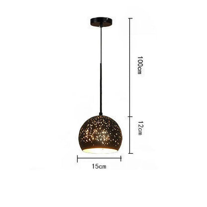 Rustic Metal Pendant Light in Classic Industrial Design