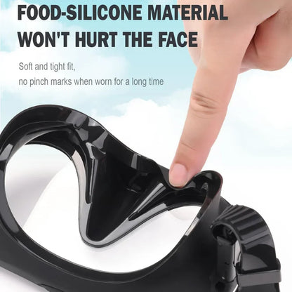 Clear Vision Diving Mask with Snorkel Set