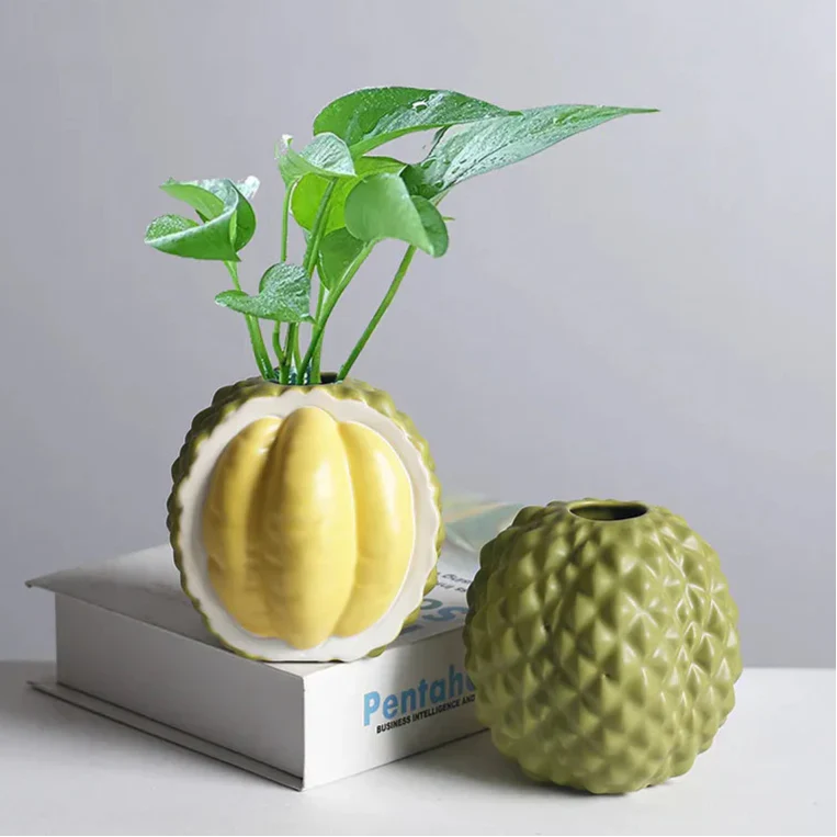 Unique Tropical Ceramic Vase