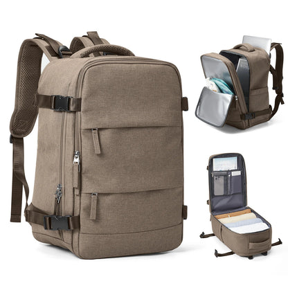 Waterproof Travel Backpack with Laptop Sleeve & Storage