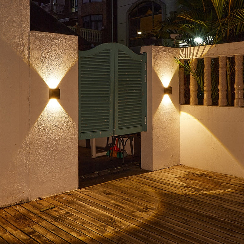 Outdoor Solar Powered Wall Light