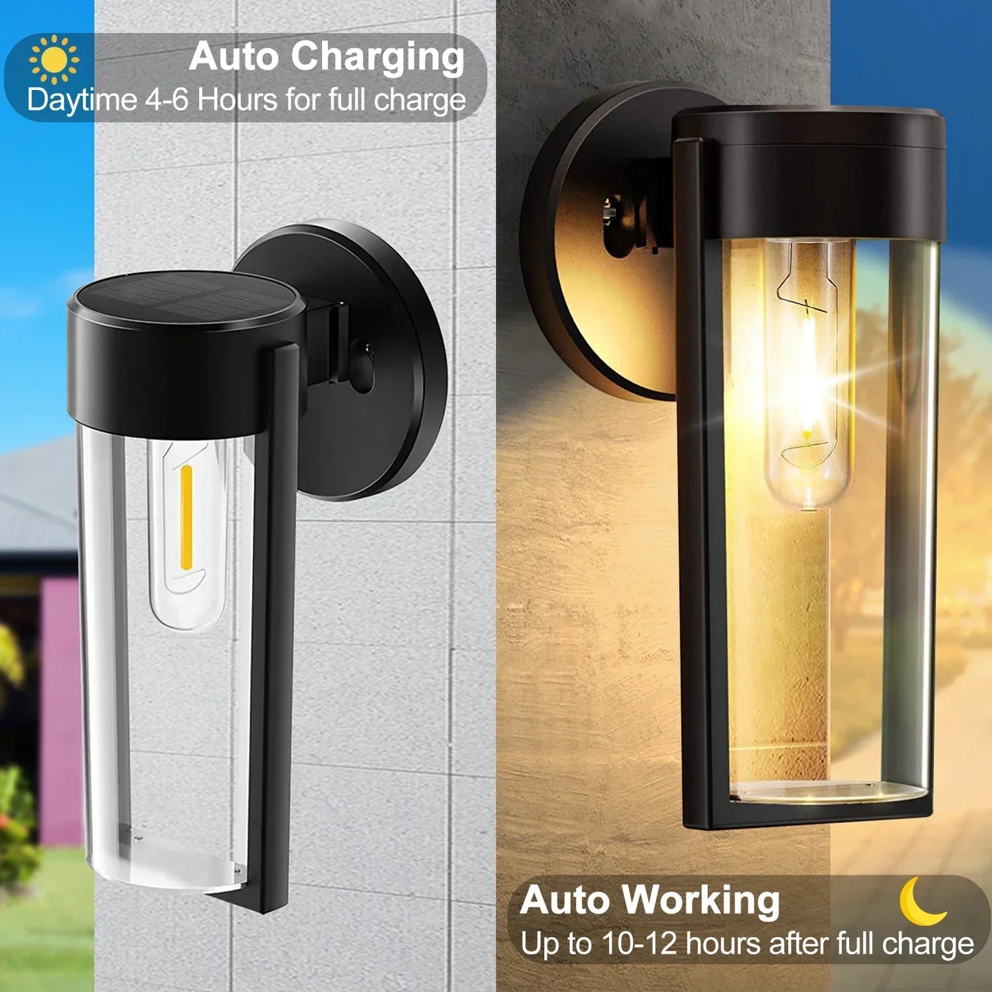 Bright Solar Powered Outdoor Garden Lights