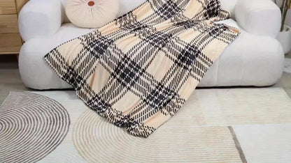 Cozy Floral Patchwork Throw Blanket