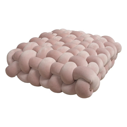 Plush Textured Knot Pillow