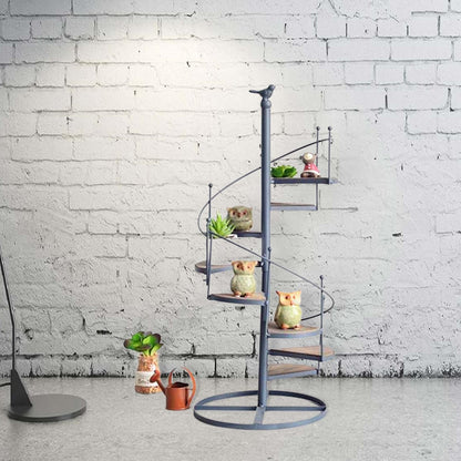 Stylish Spiral Plant Holder for Indoor Outdoor Decor