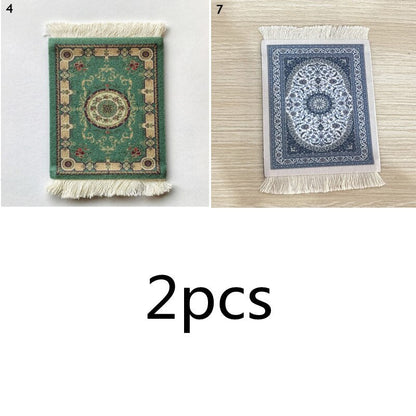 Small Vintage Rug Drink Coaster