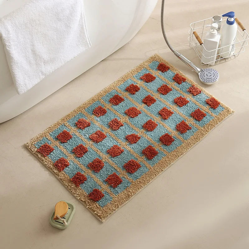 Colorful Texture Non Slip Bath Mat