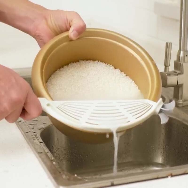 Easy Rice Washing Strainer Spoon