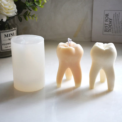 Creative Teeth Shaped Silicone Candle Mould