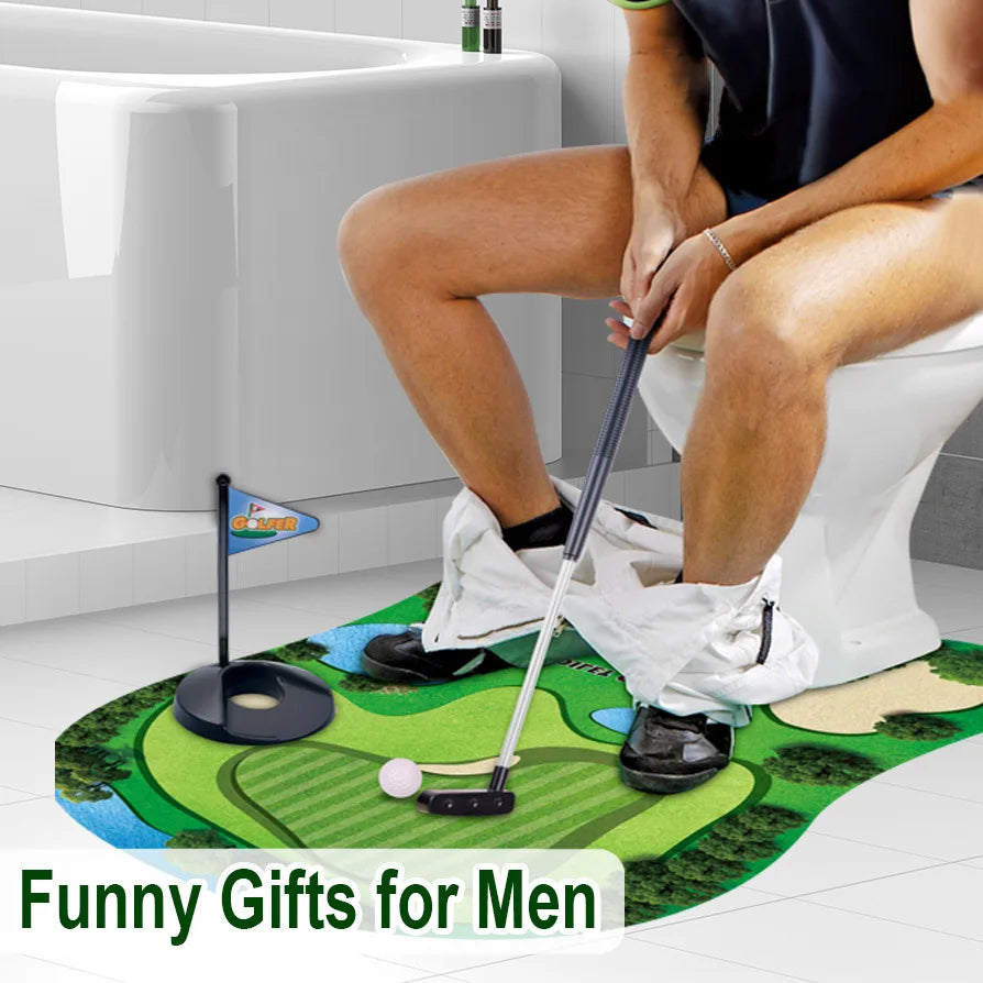 Fun Bathroom Golf Kit for Men