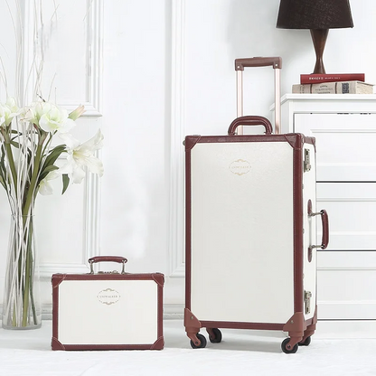 Vintage Style Hardside Luggage Set Valencia