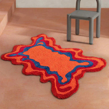 Vintage Style Woven Area Rug