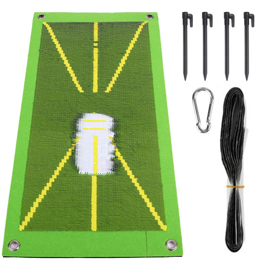 Premium Golf Swing Trainer Mat with Impact Tracker - Befez