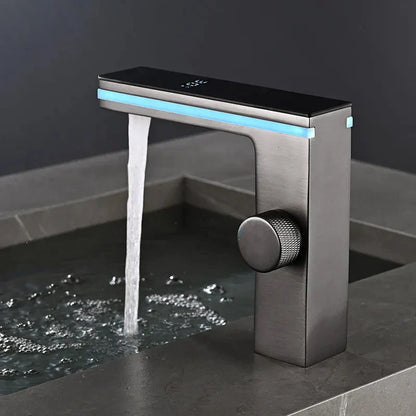 Smart LED Faucet with Digital Temp Control and Mixer