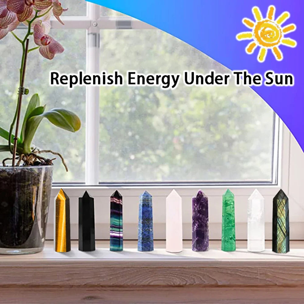 Natural Crystal Healing Stone for Meditation
