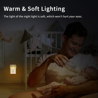 Smart LED Nightlight with Motion Sensor and Dimmer