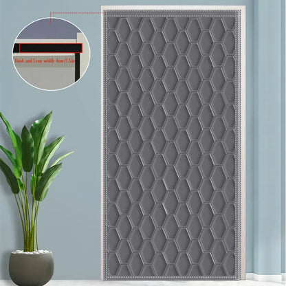 Thermal Winter Door Curtain | Warmth & Noise Blocking