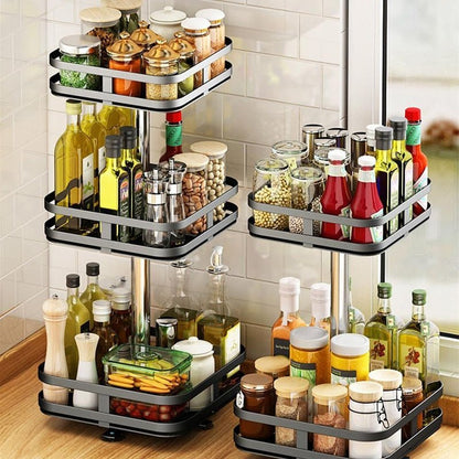 Space Saving Rotating Storage Rack