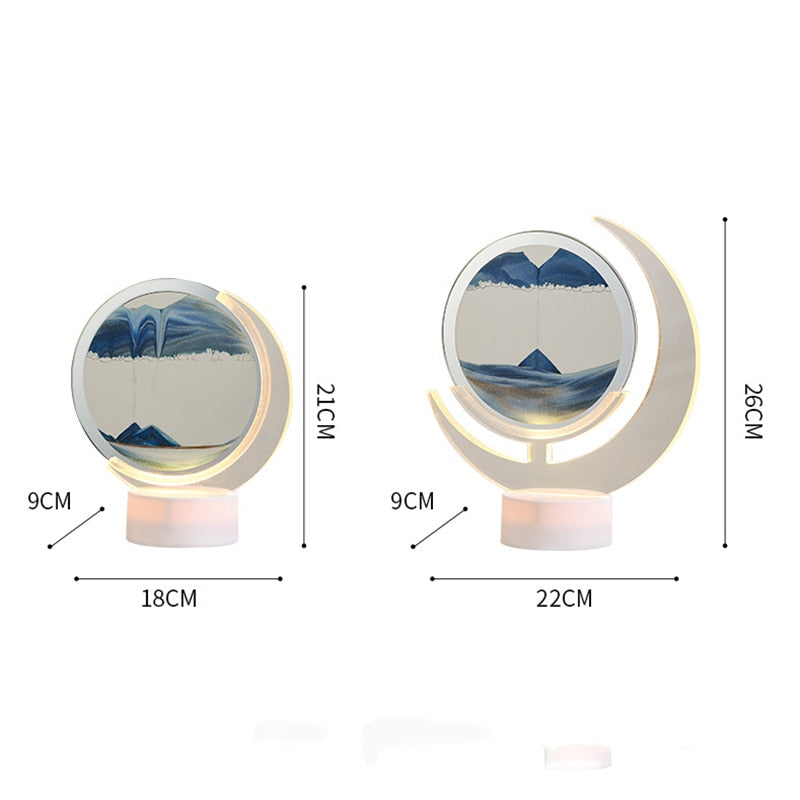 Calming Glow Moon Shaped Nightlight