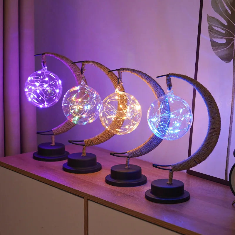 Compact Rechargeable Half Moon LED Table Lamp - Befez