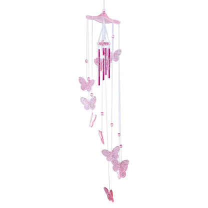 Delicate Metal Wind Chime with Bells and Butterfly