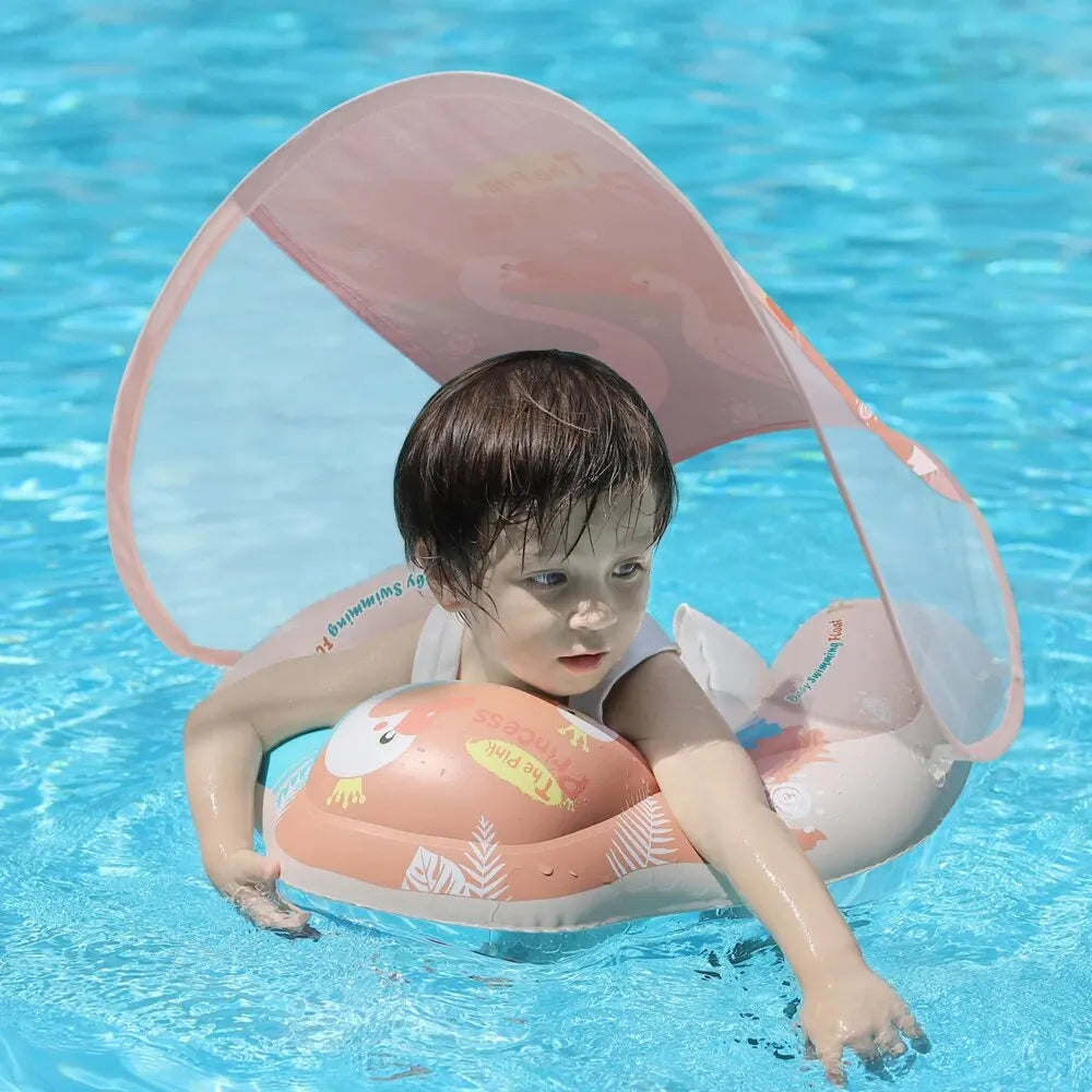 Baby Pool Float with UV Protection & Support