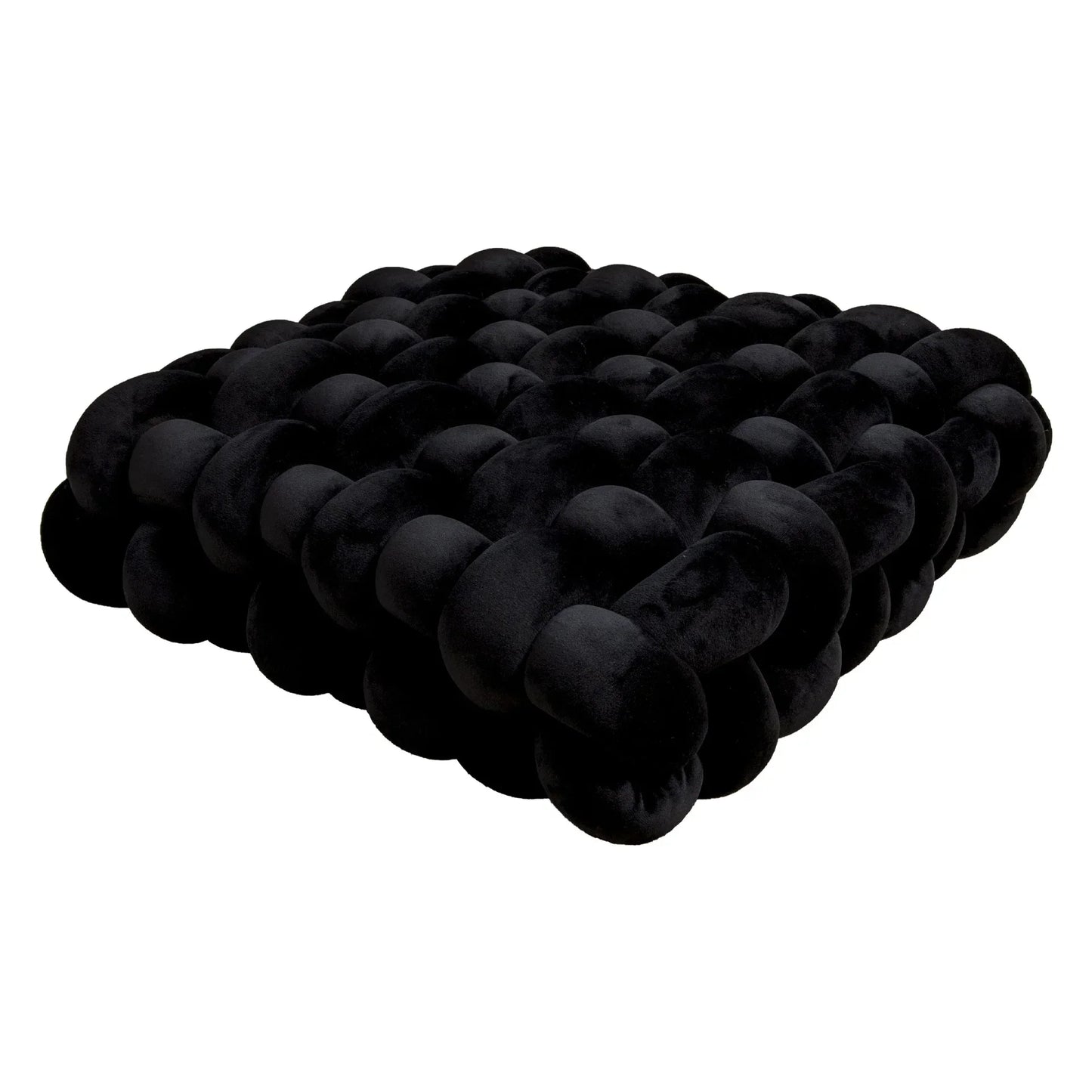 Plush Textured Knot Pillow