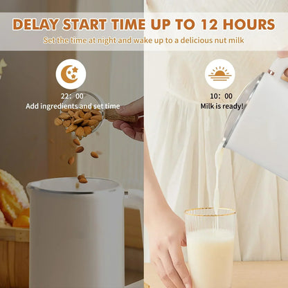 Easy Plant Milk Machine for Nuts, Oats, and Soy
