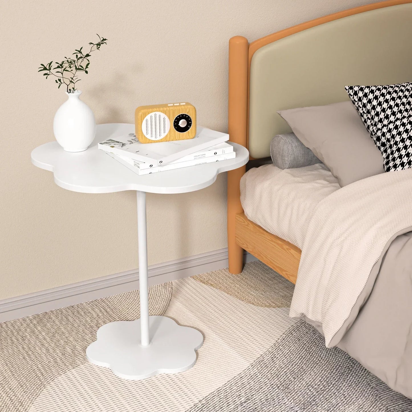 White Cloud Shaped End Table - Befez