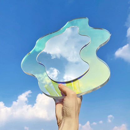 Decorative Glass Floral Wall Mirror