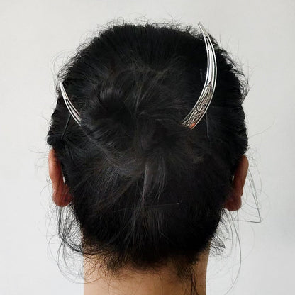 Retro Crescent Moon Hair Pins