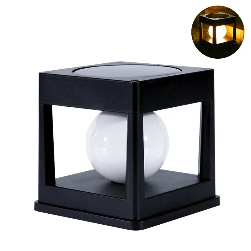 Outdoor Solar Powered Garden Lamp Duo Light - Befez