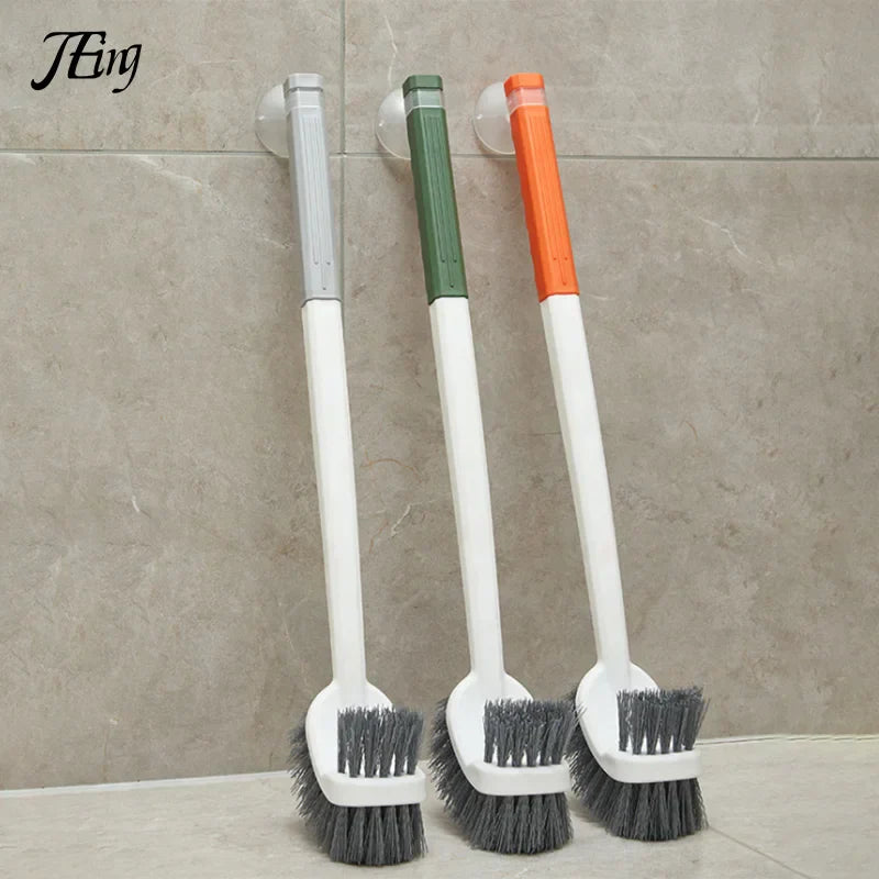 Compact Double Sided Toilet Brush with Long Handle